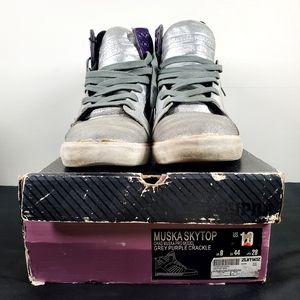 Supra Skytop Size 10 Silver